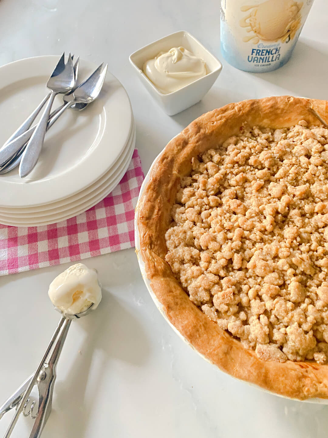 Apple Crumble Pie