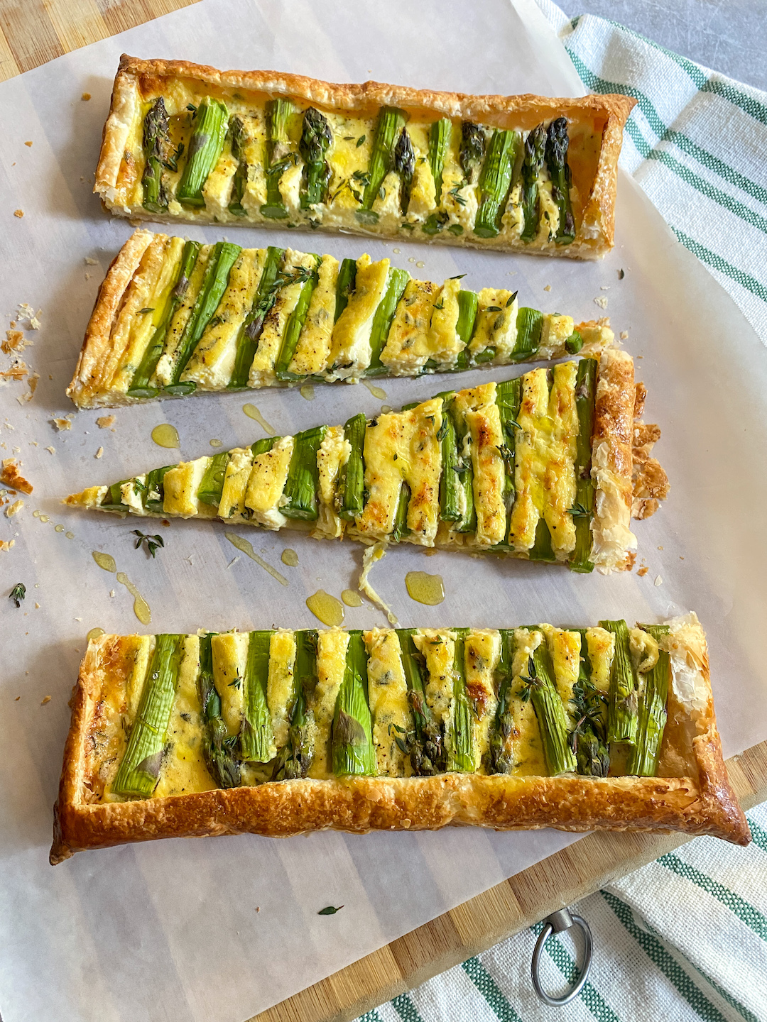 Asparagus tart